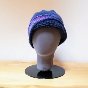 Blue Cloche with Silk Band