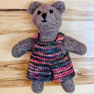 Baby Brown Bear with Overalls