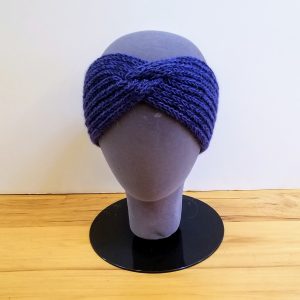 Two Tone Navy and Royal Blue Twisted Headband