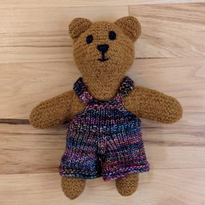 Baby Brown Bear with Overalls