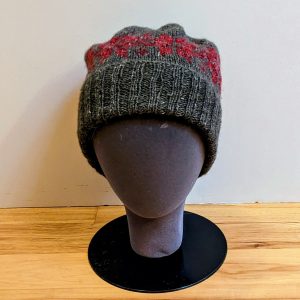 Grey with Red Star Design Hat