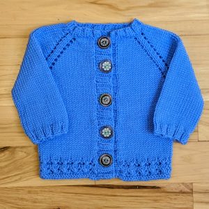 Periwinkle Infant Sweater