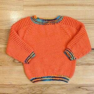 Orange Infant Pullover