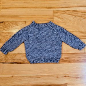 Heather Blue Toddler Pullover Sweater