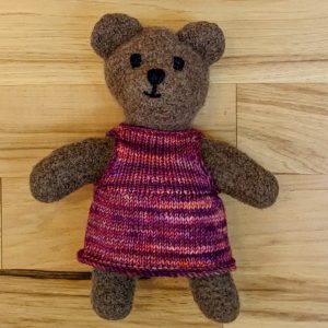 Brown Teddy with Dress