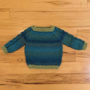 Blue Green Infant Pullover