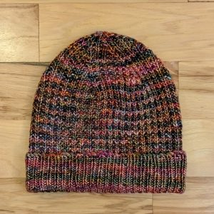 Multi-Colored Broken Rib Hat