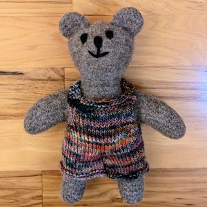 Baby Brown Bear with Overalls