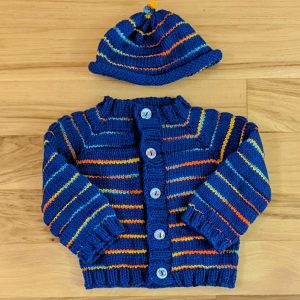 Infant Hat and Sweater Set