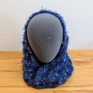 Elegant Blue Cowl