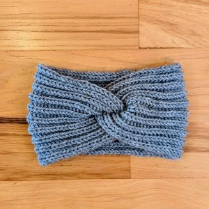 Pearl Gray Twisted Headband